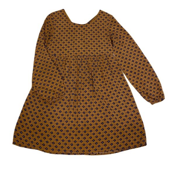 Ya Los Angeles boho lined mini dress w criss cross back detail. Women's size S - Picture 4 of 7